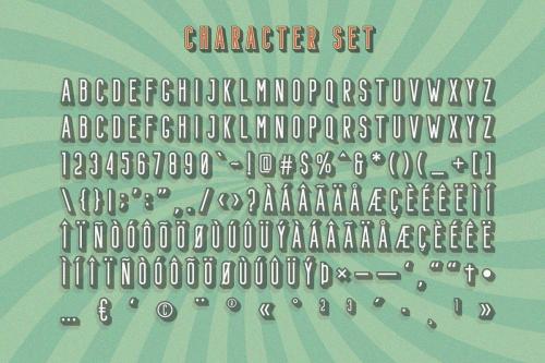 Bondie Extrude Font  3