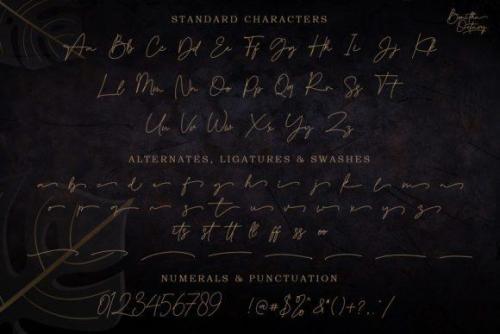 Bonitha Octavy Signature Font 2