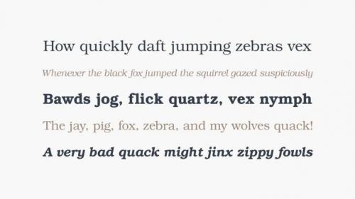 Bookman Slab Serif Font 1