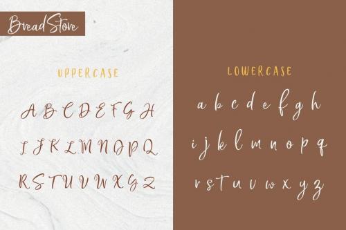 Bread Store Script Font 9