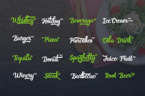 Break Stones Script Brush Font 4