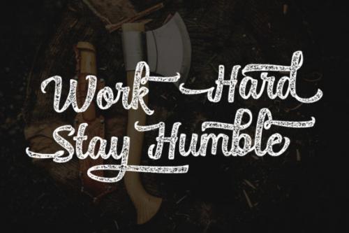 Break Stones Script Brush Font 9