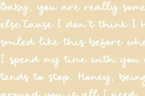 Bright Candy Bold Handwritten Font 5