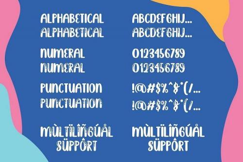 Brightly Crush Playful Typeface 2