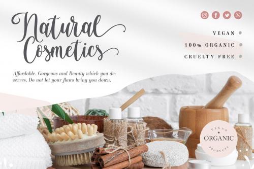 Brightside Modern Calligraphy Font  6