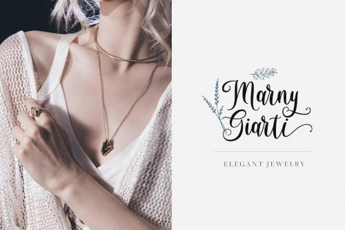 Brightside Modern Calligraphy Font  9