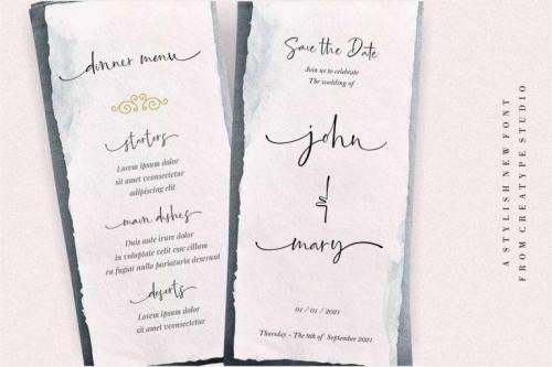 Brittanya Goldenite Handwritten Font 3