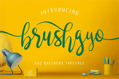 Brushgyo Typeface Free