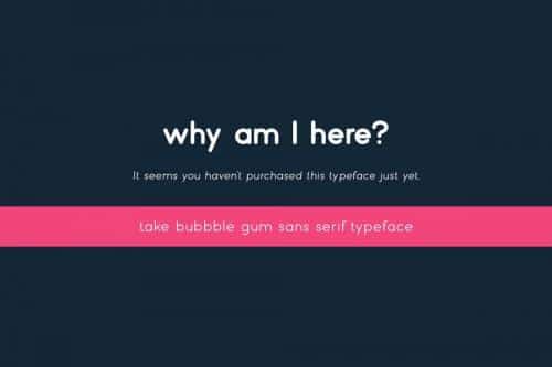 Bubbble Gum Sans Font Family 6