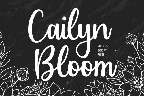 Cailyn Bloom Modern Script Font 1