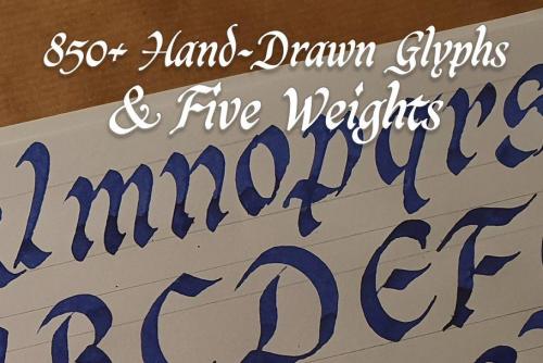 Caligraf Classical Calligraphy Script Font 4