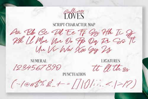 Calling Loves Font Duo 8