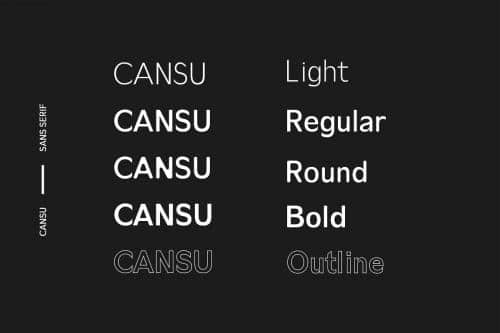 Cansu Sans Serif Font Family 2