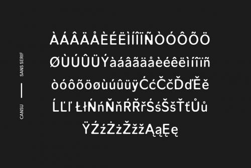 Cansu Sans Serif Font Family 9