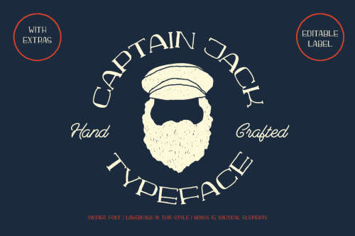 Captain Jack Serif Font