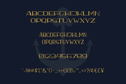 Captain Jack Serif Font 5