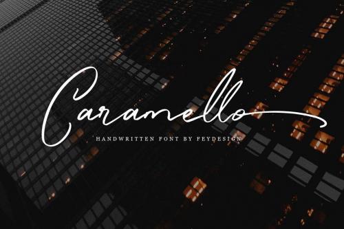 Caramello Handwritting Font 1