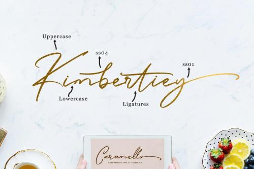 Caramello Handwritting Font 5