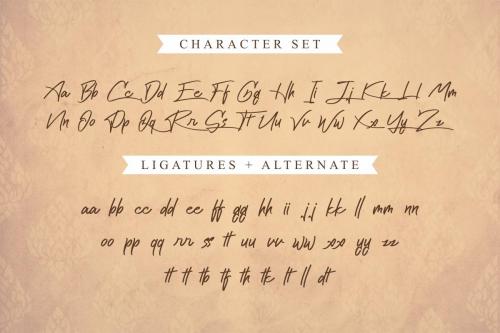 Cattily Calligraphy Font 4
