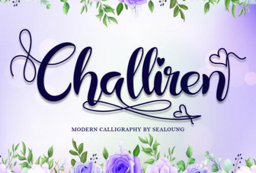 Challiren Calligraphy Font