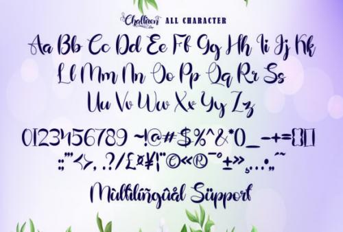 Challiren Calligraphy Font 7