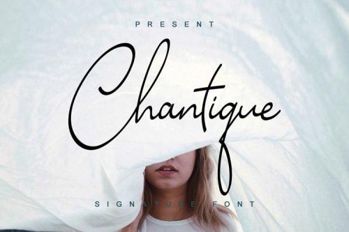 Chantique Font 1