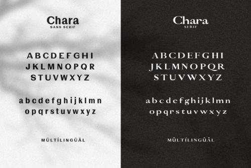 Chara Sans Serif  Serif Font Duo 2