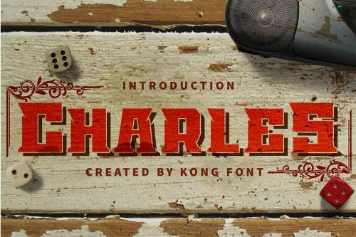 Charles Display Font