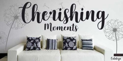 Cherishing Moments Font 1