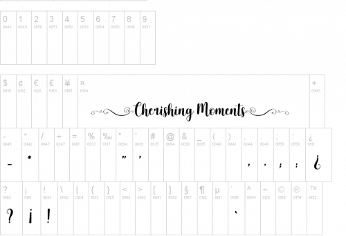 Cherishing Moments Font 3
