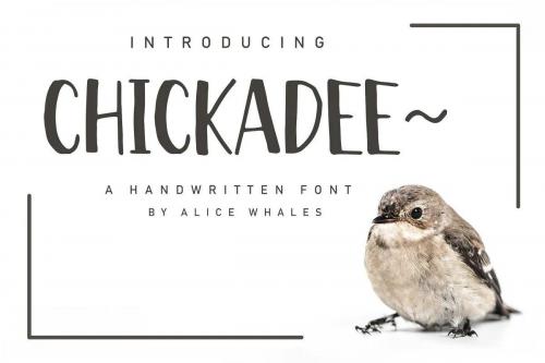 Chickadee Font 4