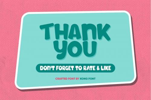 Chucky Buck Fun Display Font  6