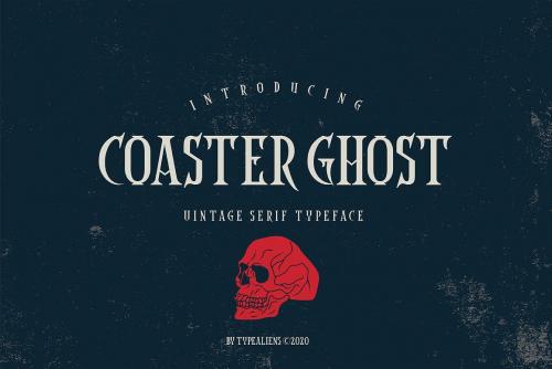 Coaster Ghost Vintage Serif Font 1