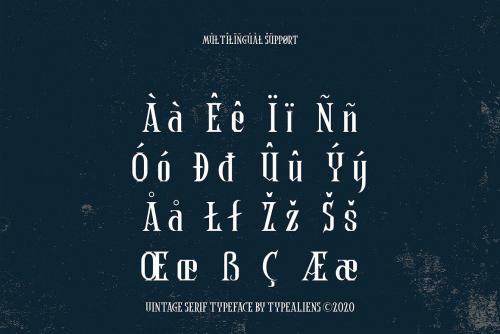 Coaster Ghost Vintage Serif Font 10