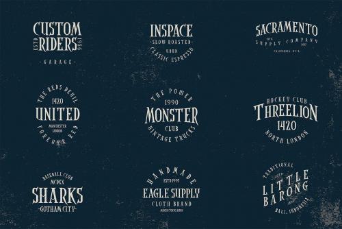 Coaster Ghost Vintage Serif Font 3