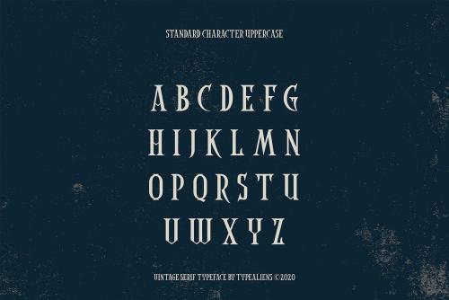 Coaster Ghost Vintage Serif Font 7