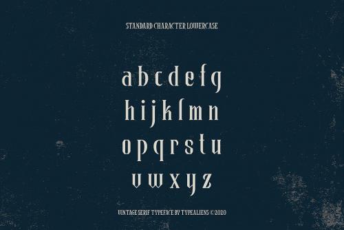 Coaster Ghost Vintage Serif Font 8