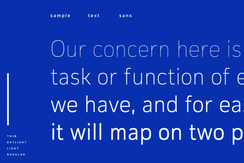 Corp Sans Serif Font Family 4