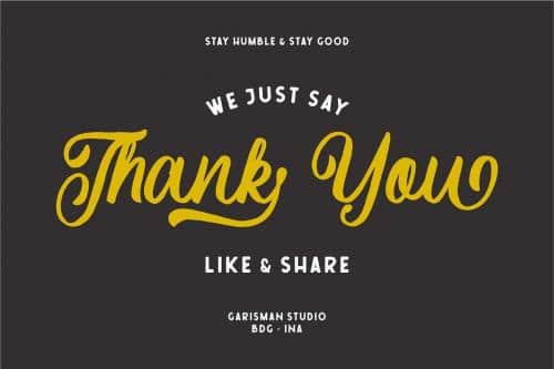 Courtland Handdrawn Font  10