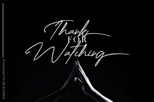 Creattion Signature Font  12