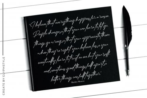 Creattion Signature Font  7