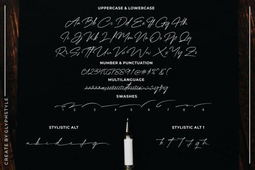 Creattion Signature Font  8