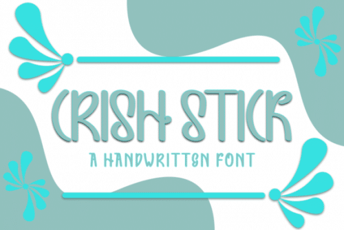 Crish Stick Display Font
