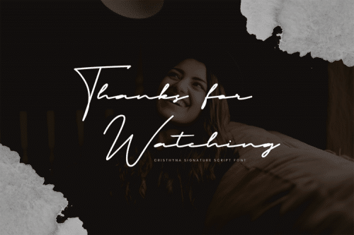 Cristhyna Signature Script Font 6