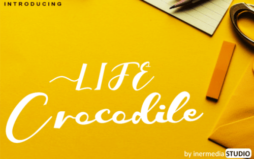 Crocodile Script Font