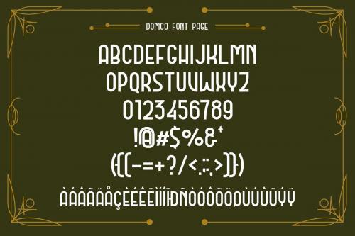 DOMCO Font Family 6