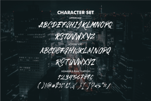 Dabrush Brush Font 4