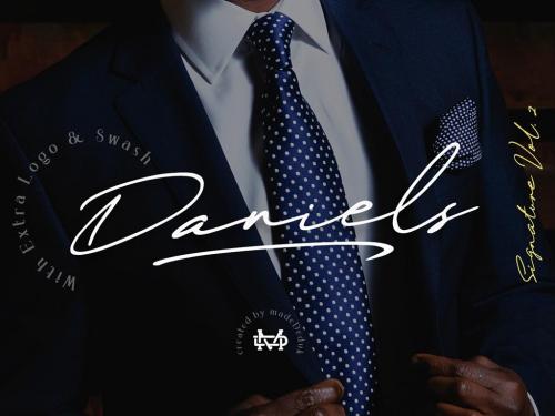 Daniels Signature Font