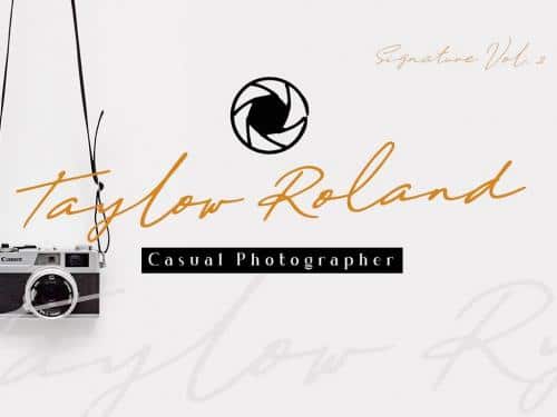 Daniels Signature Font 1