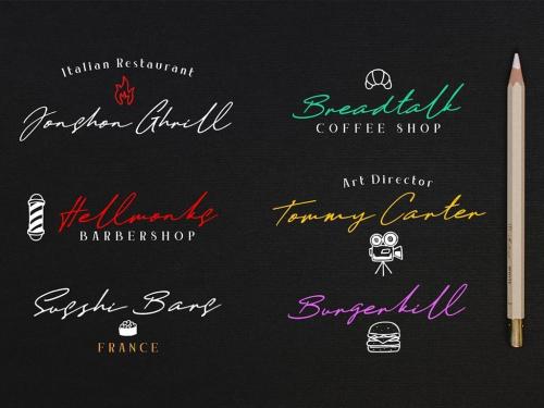 Daniels Signature Font 8